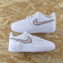 Cartoon Swoosh - Air Force 1 Custom -Sneakers Boutique 01 copyrightscncncnneakeazecopie 81bfba69 42af 4538 b410 6944e9daf277