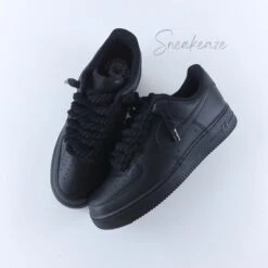 Ropes Laces (couleur Au Choix) - Air Force 1 Black Custom -Sneakers Boutique 0mmml1 copyrightsneakeazecopie