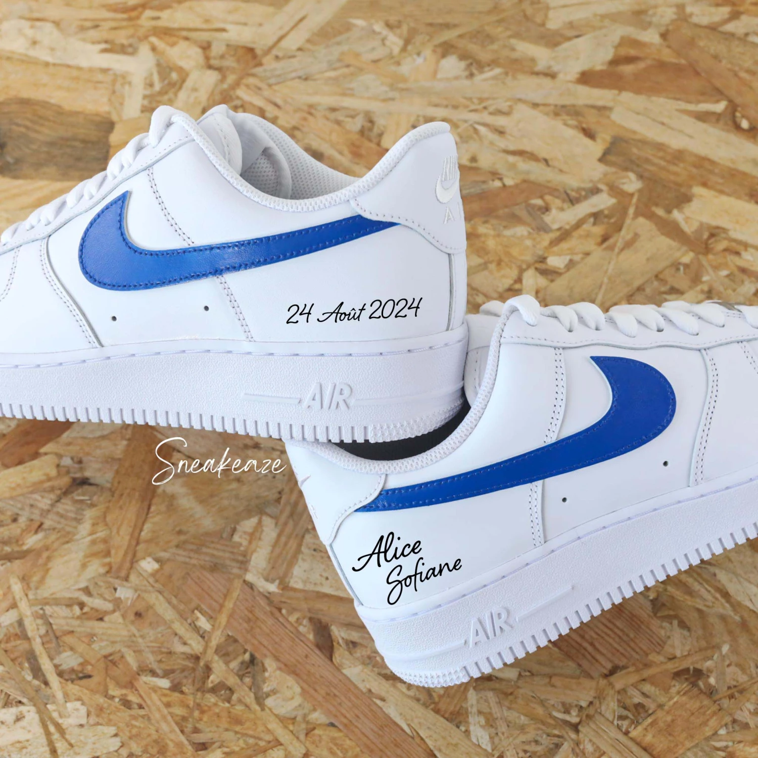 Prénoms & Date (couleur Au Choix) - Air Force 1 Custom 6 Prénoms & Date (couleur Au Choix) - Air Force 1 Custom - Image 4