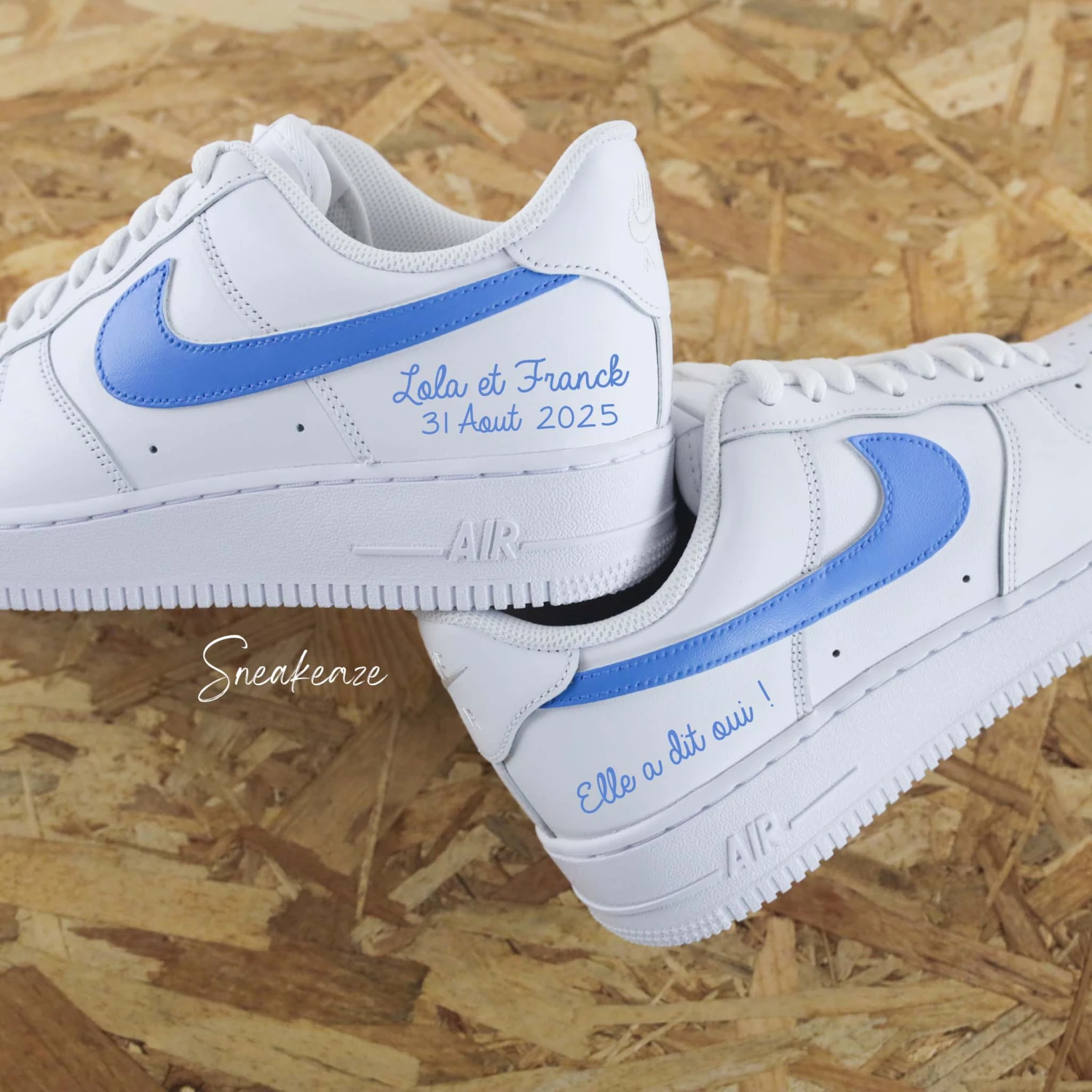 Elle A Dit Oui ! - Air Force 1 Custom Mariage 4 Elle A Dit Oui ! - Air Force 1 Custom Mariage - Image 2