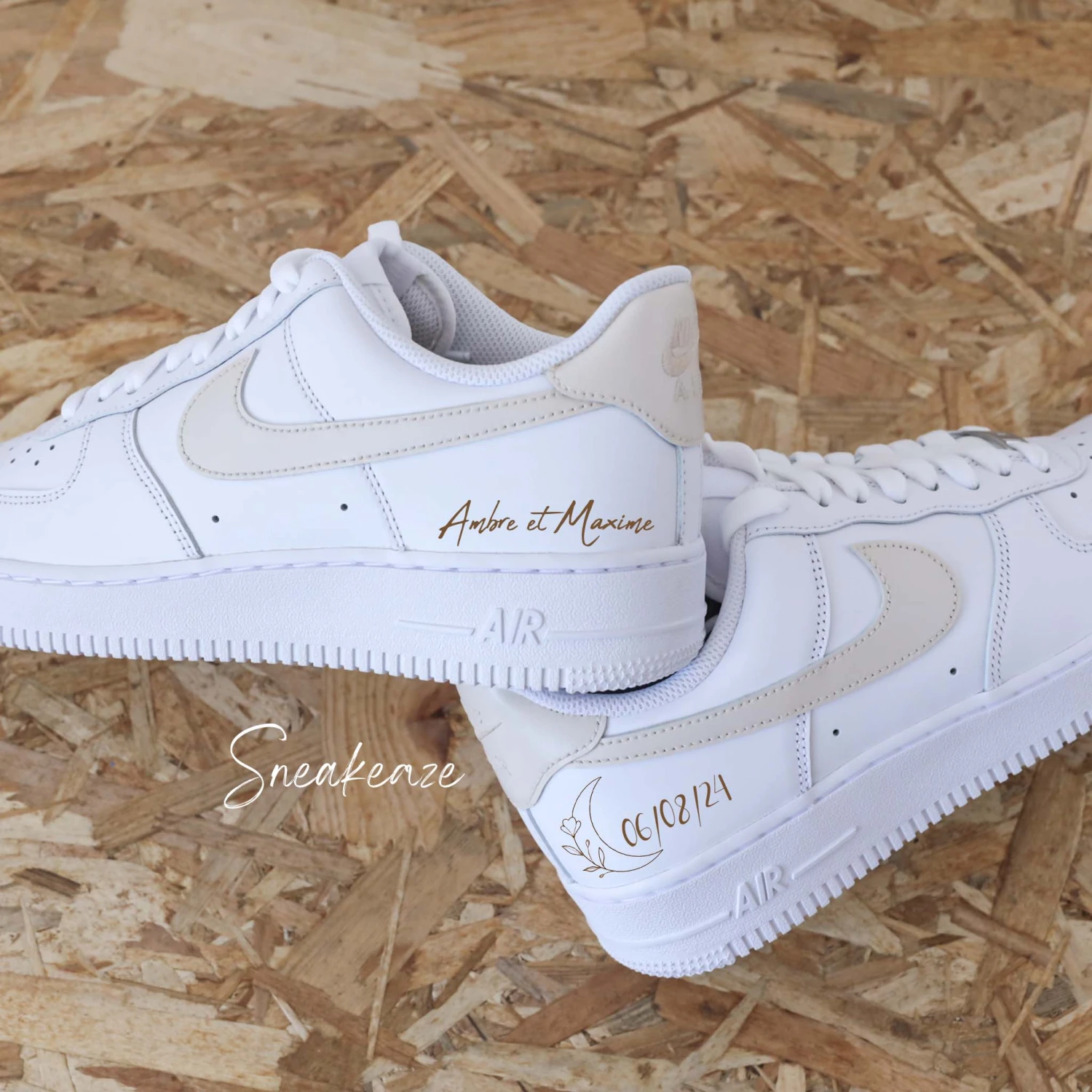 Wedding Moon - Air Force 1 Custom 3 Wedding Moon - Air Force 1 Custom