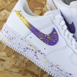 Splash Lakers - Air Force 1 Custom -Sneakers Boutique 5L4A0367copie