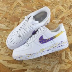 Splash Lakers - Air Force 1 Custom -Sneakers Boutique 5L4A0368 4copie