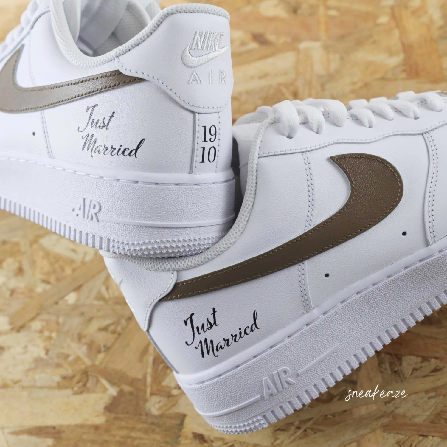 Just Married - Air Force 1 Custom 10 Just Married - Air Force 1 Custom - Image 8