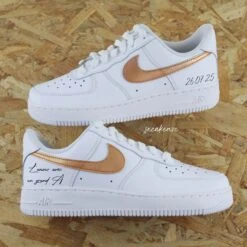 L'amour Avec Un Grand A - Air Force 1 Custom -Sneakers Boutique 5L4A0490copie2c