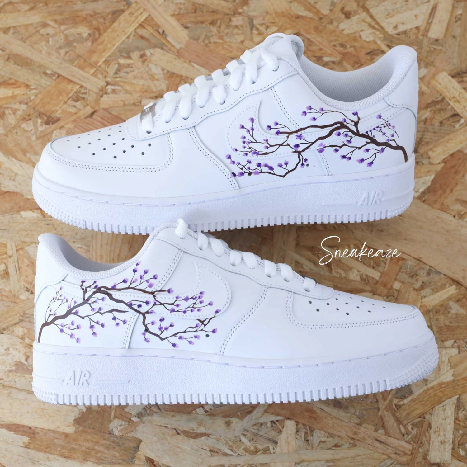 Sakura Cherry Blossom (couleur Au Choix)- Air Force 1 Custom 5 Sakura Cherry Blossom (couleur Au Choix)- Air Force 1 Custom - Image 3