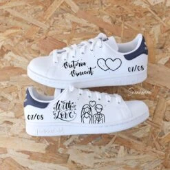 With Love - Stan Smith Custom Mariage -Sneakers Boutique 5L4A0530copieautonm