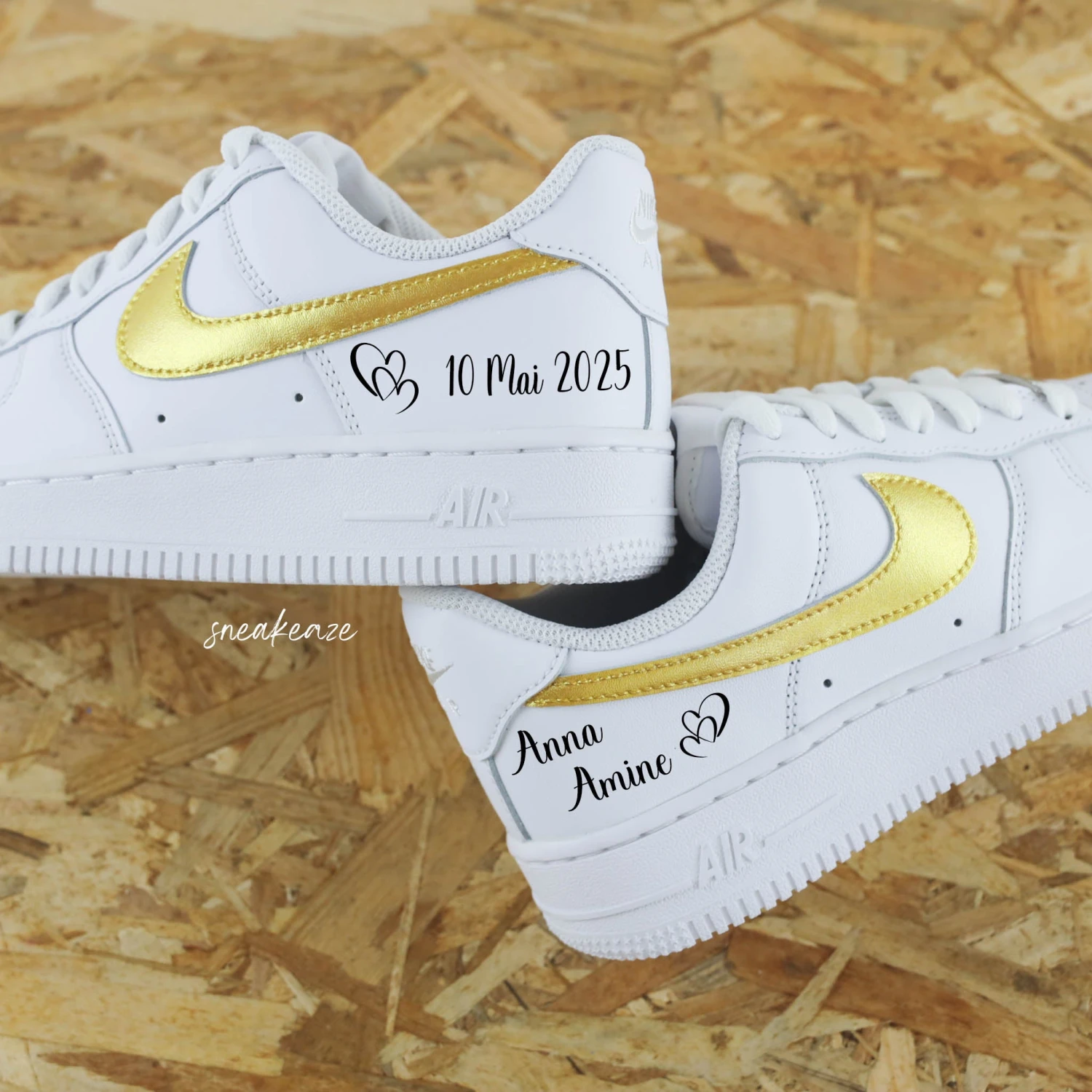 Prénoms Métallisé (couleur Au Choix) - Air Force 1 Custom 8 Prénoms Métallisé (couleur Au Choix) - Air Force 1 Custom - Image 6