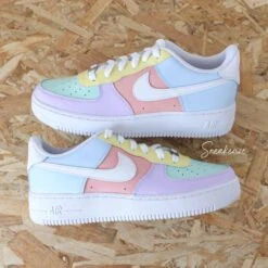 White Pastel - Air Force 1 Custom