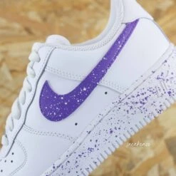 Splash Violet - Air Force 1 Custom -Sneakers Boutique 5L4A0687copie