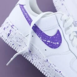 Splash Violet - Air Force 1 Custom -Sneakers Boutique 5L4A0691