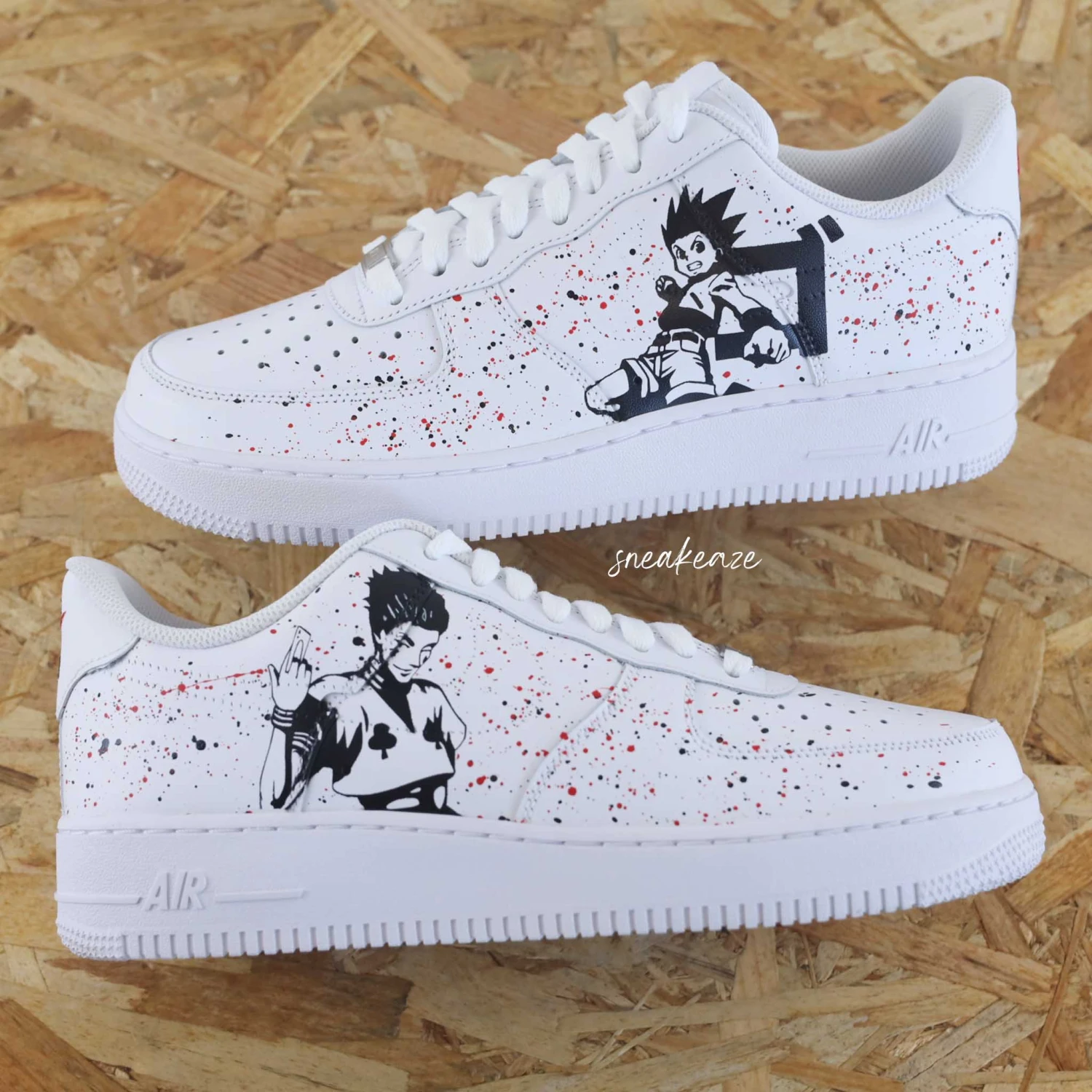 Hunter X Hunter (personnage Au Choix) - Air Force 1 Custom 3 Hunter X Hunter (personnage Au Choix) - Air Force 1 Custom