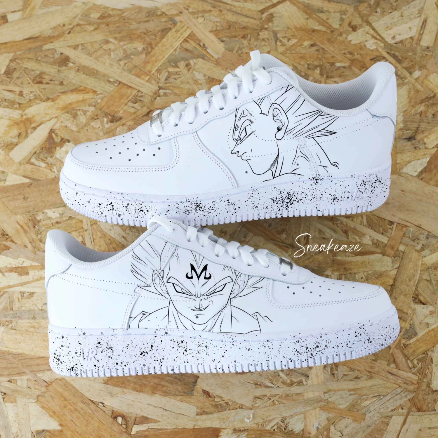 Majin Vegeta - Air Force 1 Custom 3 Majin Vegeta - Air Force 1 Custom