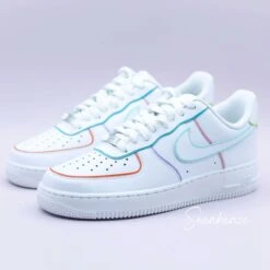Outline (couleur Au Choix) - Air Force 1 Custom -Sneakers Boutique 5L4A0804copie