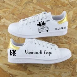 Mickey Just Married - Stan Smith Custom Mariage -Sneakers Boutique 5L4A0813copiechocolate