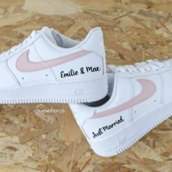 Prénoms & Just Married - Air Force 1 Custom -Sneakers Boutique 5L4A0821 4430c0df 915a 4f05 a7a5 d71fbf09f671