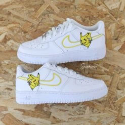 Pikachu Silhouette - Air Force 1 Custom