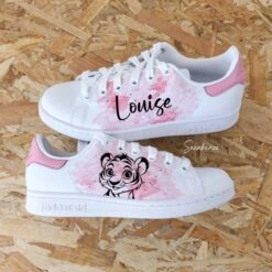 Panda Aquarelle Rose - Stan Smith Custom -Sneakers Boutique 5L4A0qqm828copie2 1