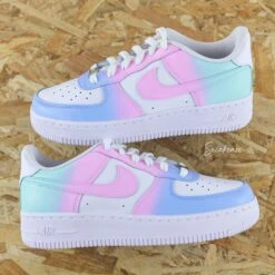 Dégradé Pastel - Air Force 1 Custom -Sneakers Boutique 5L4A1033 2copie