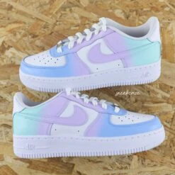 Dégradé Pastel - Air Force 1 Custom -Sneakers Boutique 5L4A1033copie