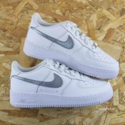 Swoosh Métallisé (couleur Au Choix) - Air Force 1 Custom -Sneakers Boutique 5L4A1152copie
