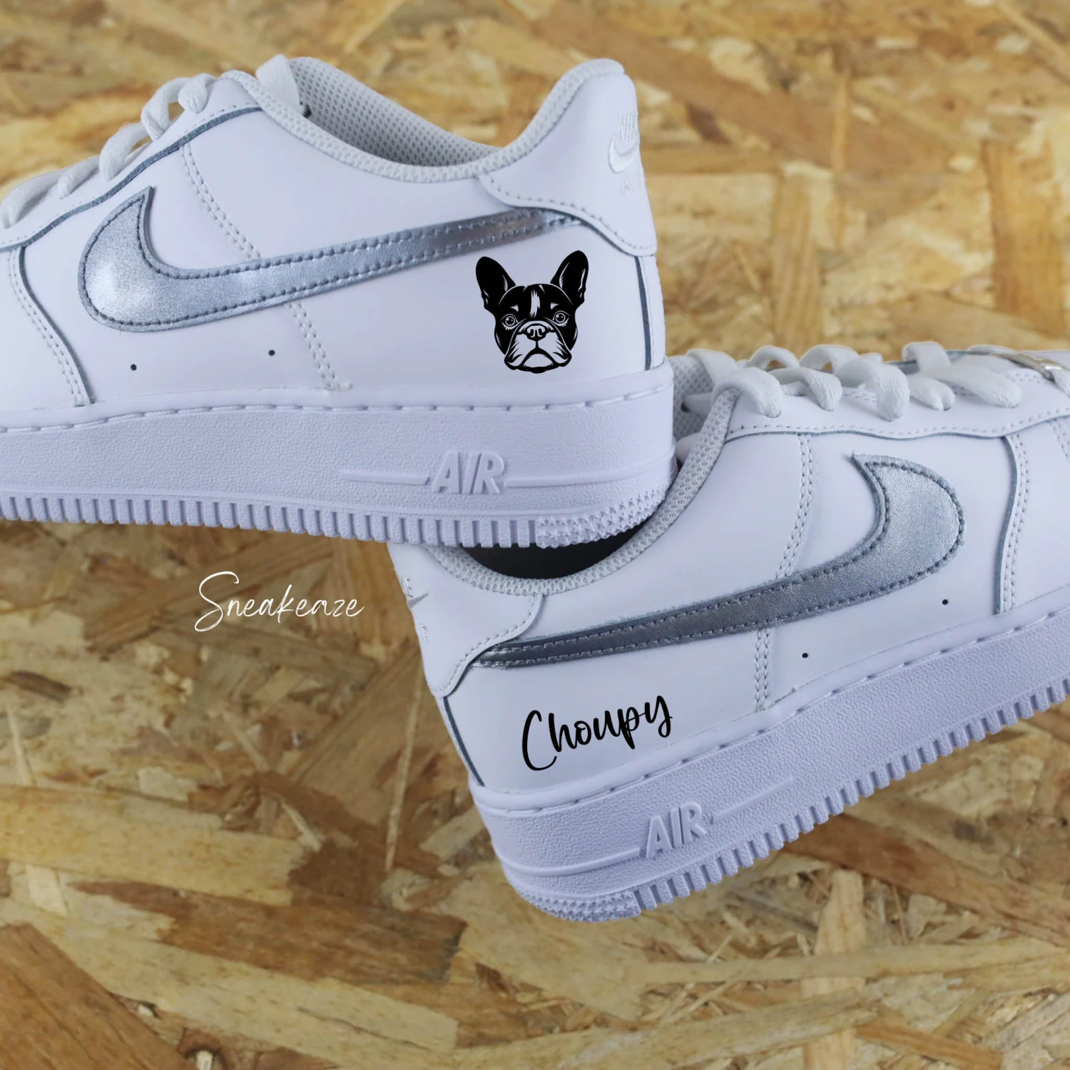 Prénom Bouledogue - Air Force 1 Custom 3 Prénom Bouledogue - Air Force 1 Custom