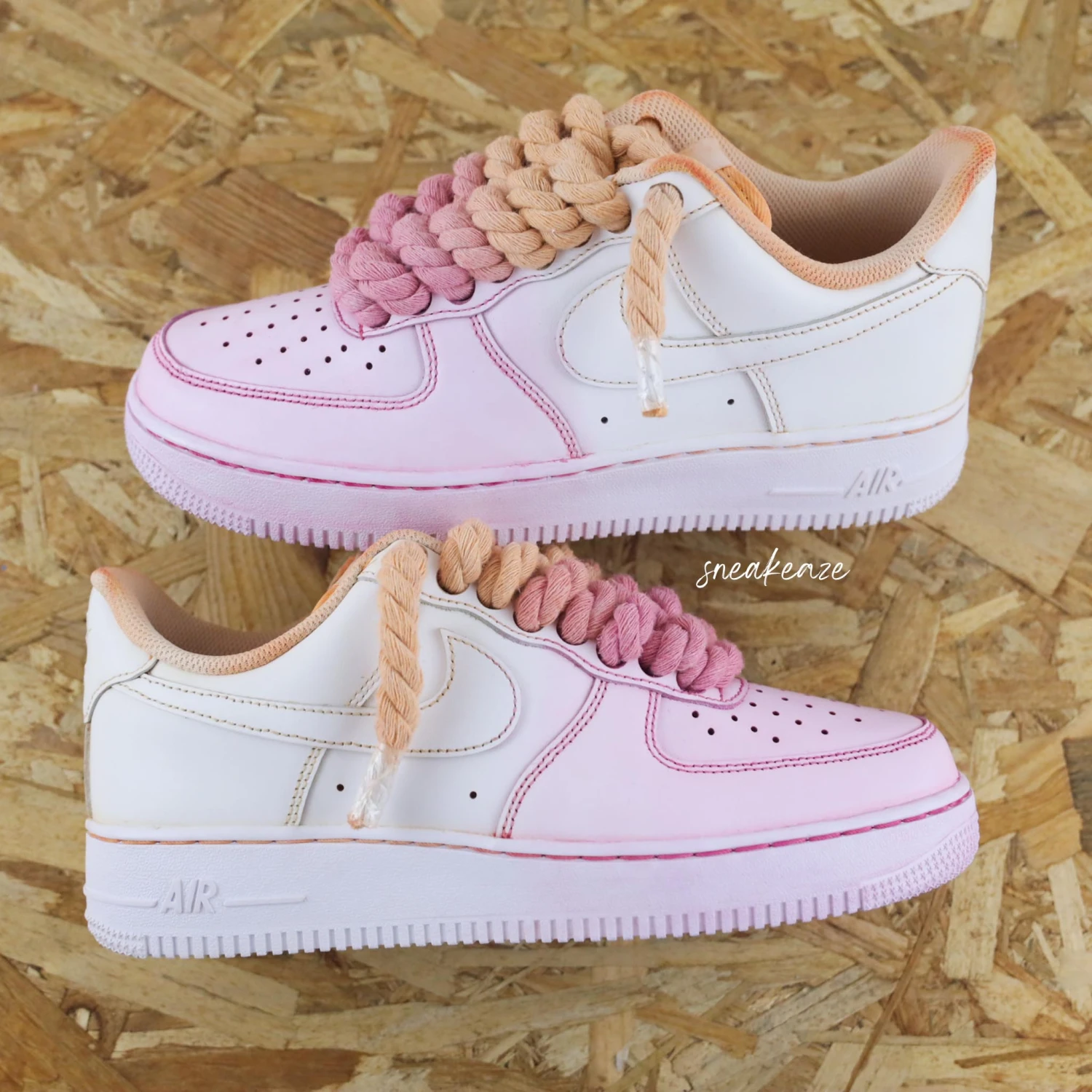 Sunset Rope Laces - Air Force 1 Custom 5 Sunset Rope Laces - Air Force 1 Custom - Image 3