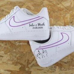 Silhouette Mariage (couleur Au Choix) - Air Force 1 Custom