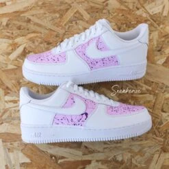Splash Baby Pink - Air Force 1 Custom