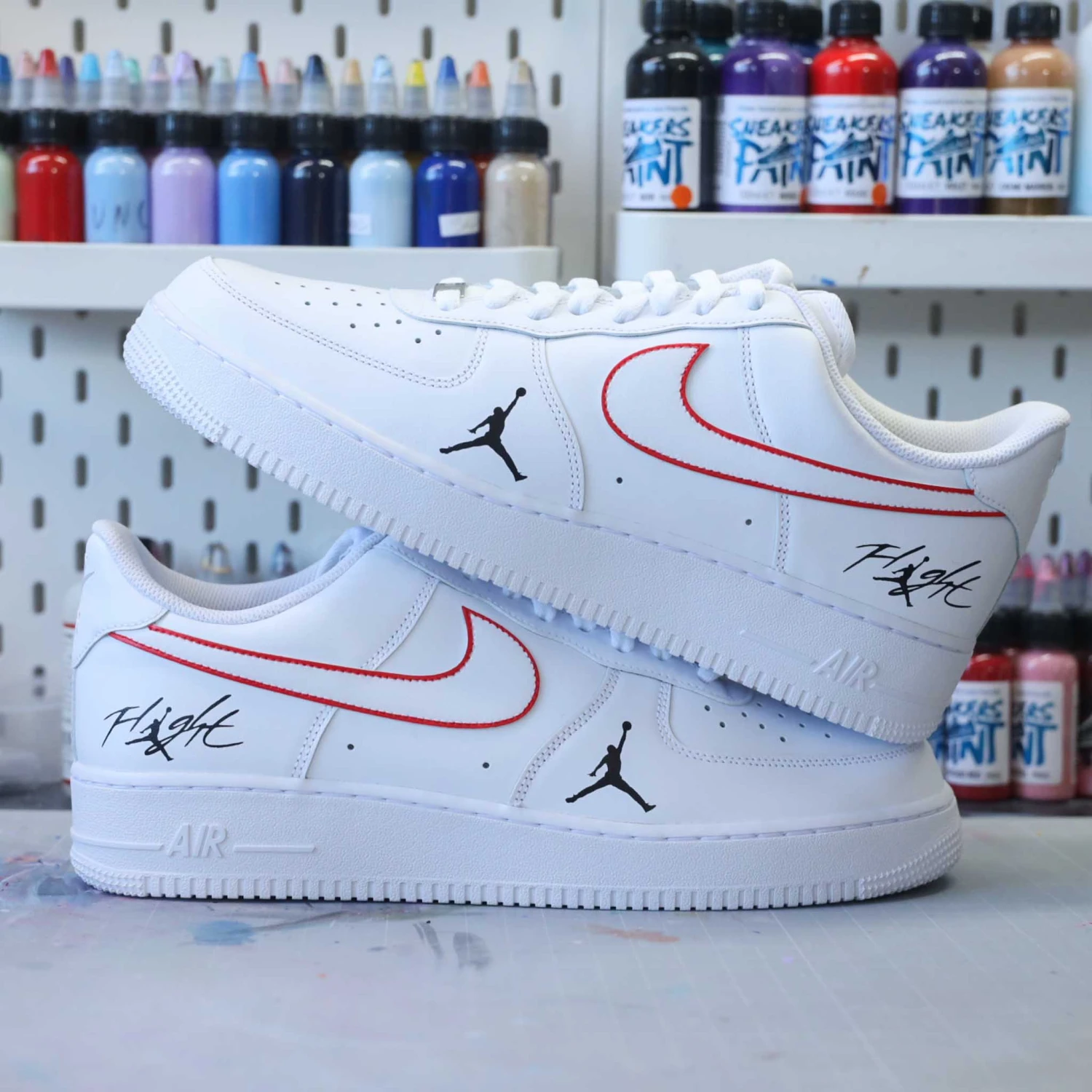 MJ Silhouette - Air Force 1 Custom 5 MJ Silhouette - Air Force 1 Custom - Image 3