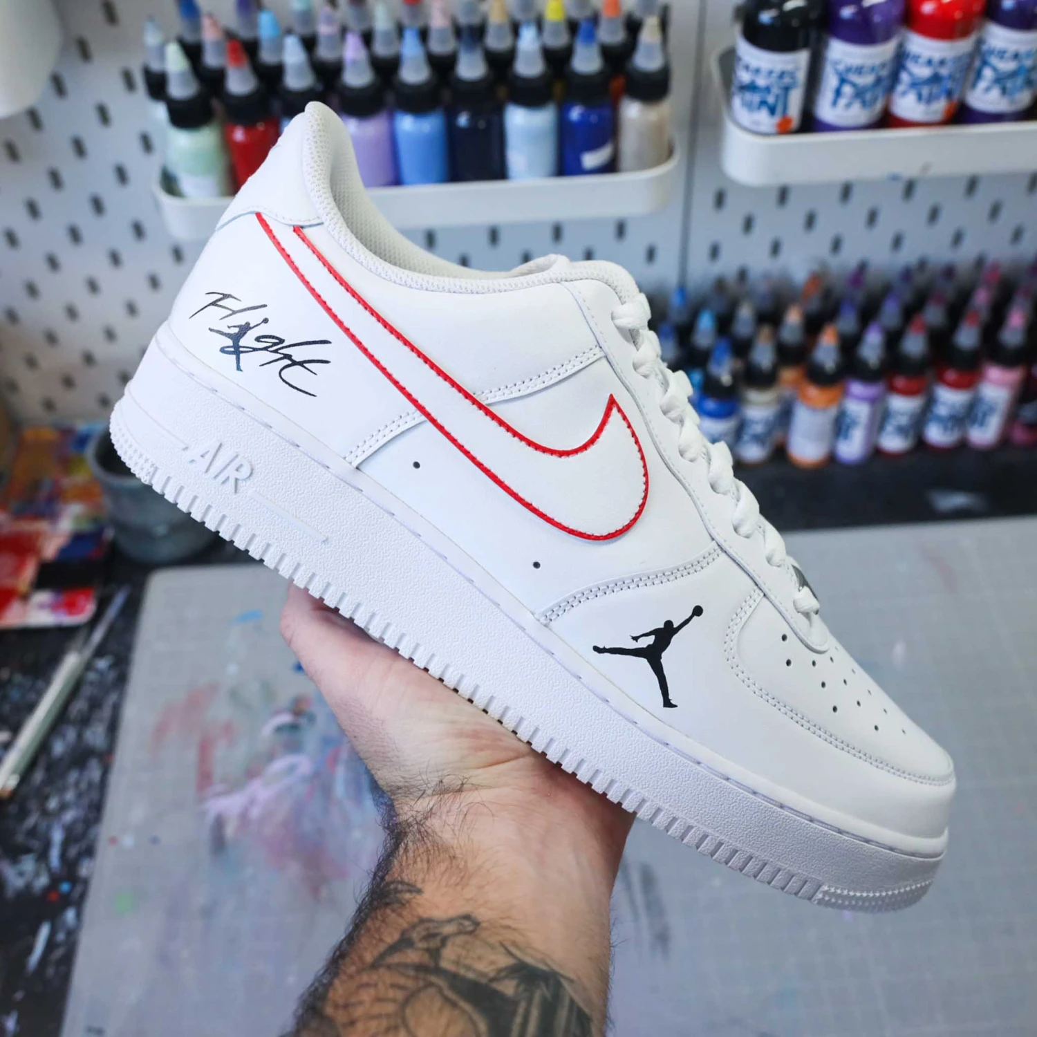 MJ Silhouette - Air Force 1 Custom 4 MJ Silhouette - Air Force 1 Custom - Image 2