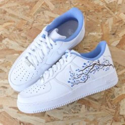 Sakura & Toile (couleur Au Choix) - Air Force 1 Custom -Sneakers Boutique 5L4A1348copie 545eeef3 aae6 4408 9ddb d6e55f010114