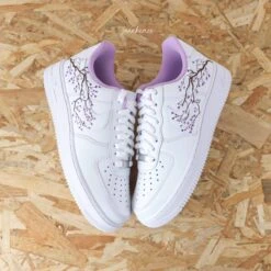 Sakura & Toile (couleur Au Choix) - Air Force 1 Custom -Sneakers Boutique 5L4A1377copie 067c7cc1 e059 4cb7 9e71 8f78008df54e