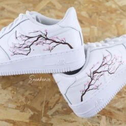 Sakura Cherry Blossom - Air Force 1 Custom -Sneakers Boutique 5L4A1568copie