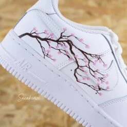 Sakura Cherry Blossom - Air Force 1 Custom -Sneakers Boutique 5L4A1569copie