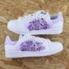Fleur Aquarelle - Stan Smith Custom 2 Fleur Aquarelle - Stan Smith Custom -Sneakers Boutique 5L4A1750copie