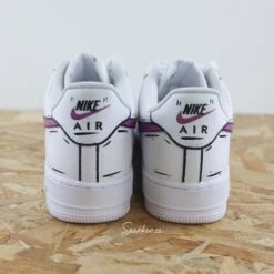 Color Sketch Violet - Air Force 1 Custom -Sneakers Boutique 5L4A1774copie2