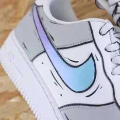 Holographic Sketch - Air Force 1 Custom -Sneakers Boutique 5L4A1820copie