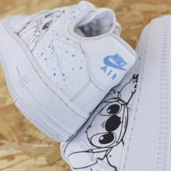 Stitch - Air Force 1 Custom -Sneakers Boutique 5L4A1842copie