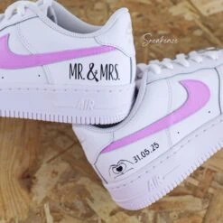 Mr & Mrs (couleur Au Choix) - Air Force 1 Custom 9 Mr & Mrs (couleur Au Choix) - Air Force 1 Custom -Sneakers Boutique 5L4A1897copie