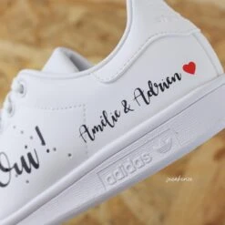 Oui, Je Le Veux ! - Stan Smith Custom -Sneakers Boutique 5L4A1899copie