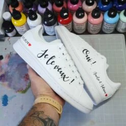 Oui, Je Le Veux ! - Stan Smith Custom -Sneakers Boutique 5L4A1902