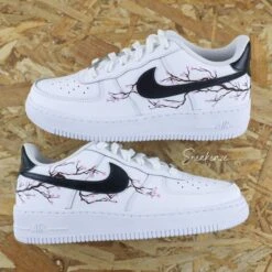 Sakura Rose Et Noir (couleur Au Choix) - Air Force 1 Custom 10 Sakura Rose Et Noir (couleur Au Choix) - Air Force 1 Custom -Sneakers Boutique 5L4A1970copie 200c5b15 de94 478b 8290 840c9ce1b3d0
