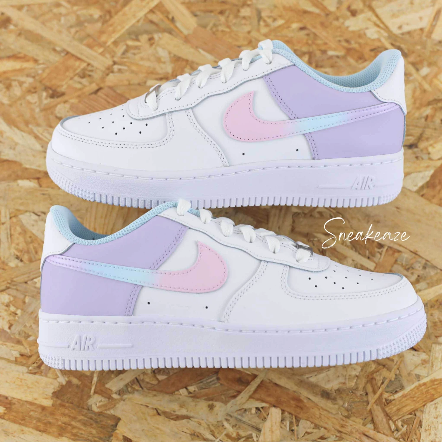 Color Block Pastel - Air Force 1 Custom 6 Color Block Pastel - Air Force 1 Custom - Image 4