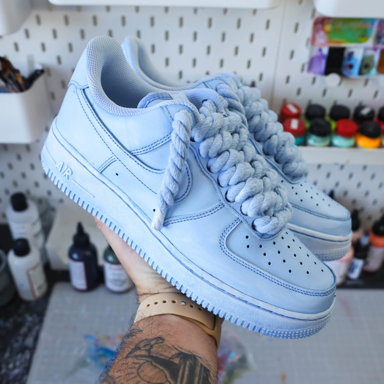UNC Rope Laces - Air Force 1 Custom 4 UNC Rope Laces - Air Force 1 Custom - Image 2