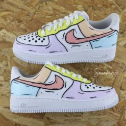 Cartoon Sketch (couleur Au Choix) - Air Force 1 Custom