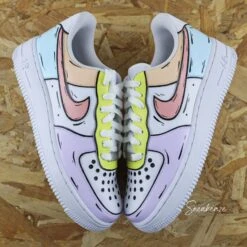 Cartoon Sketch (couleur Au Choix) - Air Force 1 Custom -Sneakers Boutique 5L4A2013copie