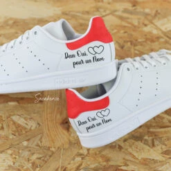 Deux Oui Pour Un Nom (couleur Au Choix) - Stan Smith Custom Mariage