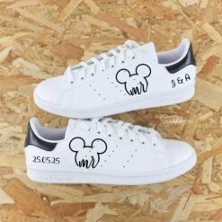 Mickey Mrs - Stan Smith Custom Mariage -Sneakers Boutique 5L4A2048copie2waltoetchocolate 1