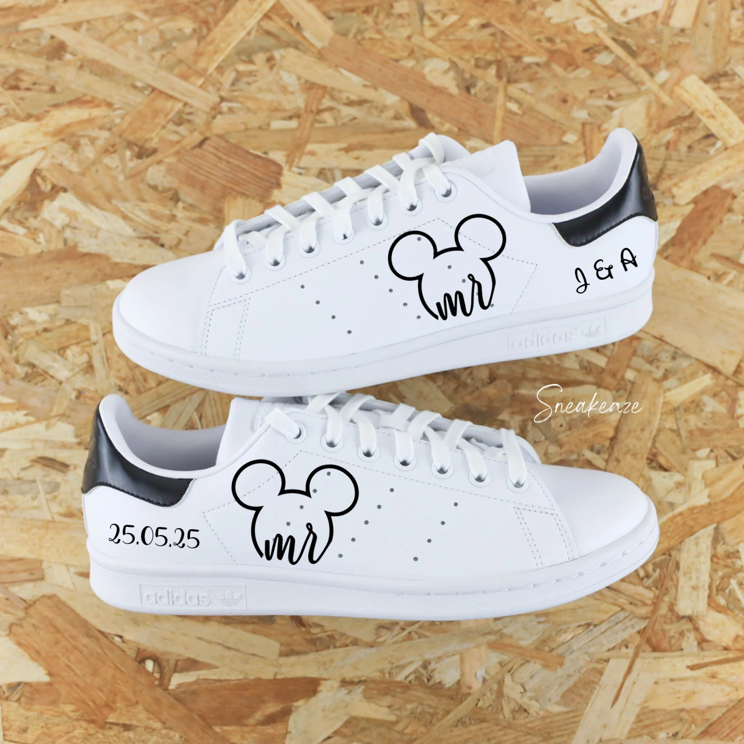 Mickey Mr - Stan Smith Custom Mariage 9 Mickey Mr - Stan Smith Custom Mariage - Image 7